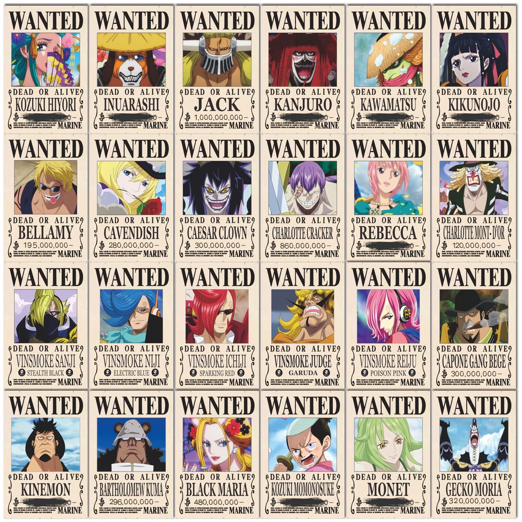 HIASAN DINDING BOUNTY ONE PIECE POSTER KAYU ANIME DEKORASI DINDING FRANKY FRANGKI FRANKI