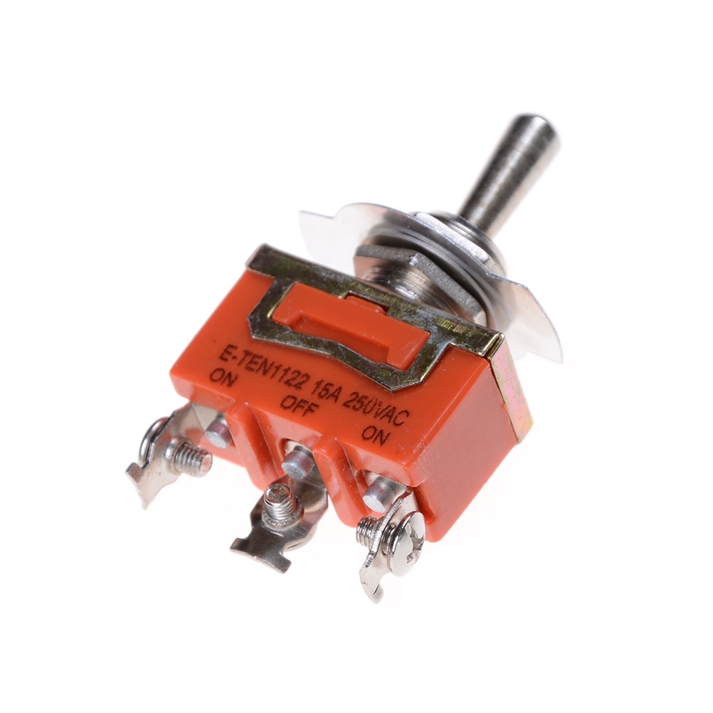 Saklar Toggle Switch ON-OFF SPDT 250V 15A Dengan 3 Terminal