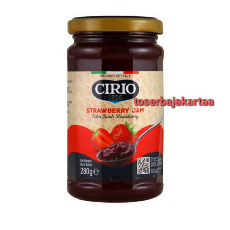 

CIRIO Strawberry Jam/ Selai Buah Strawberry