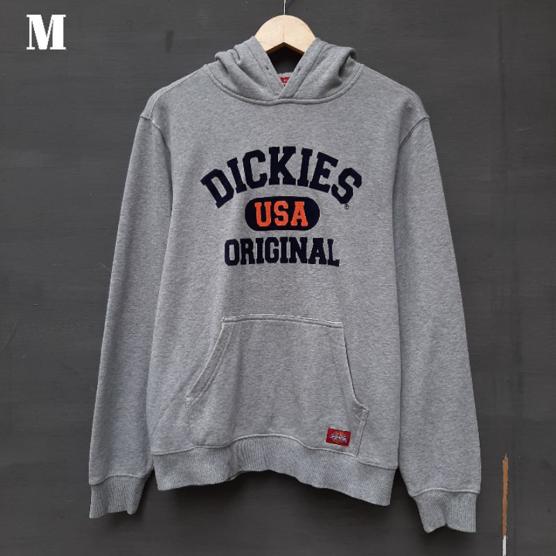 Hoodie Dickies Grey 2 Sweater Bekas Original Second Branded Medan