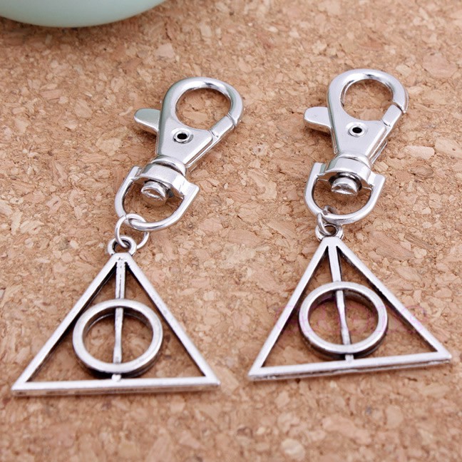 Moonlight&quot; 1 pc Deathly Hallows Mini Metal Tool Key Chain Keyring Hot