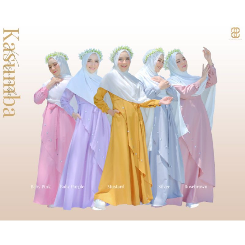 KASUMBA DRESS ONLY BY PUAN INDONESIA ORIGINAL GAMIS BUSUI FRIENDLY