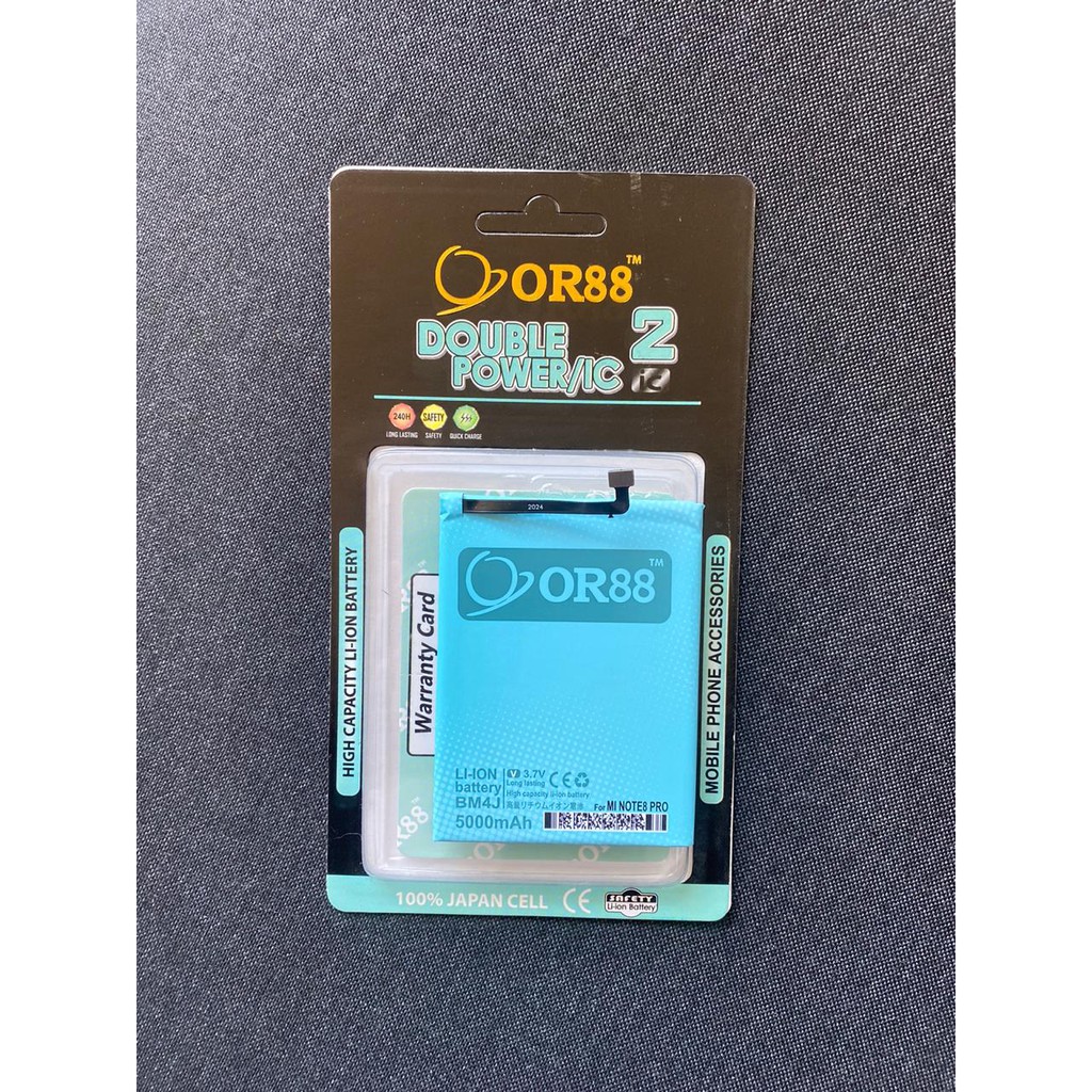 Batre Battery Baterai Double Power  Xiaomi Redmi BM4J Note 8 Pro OR88/ Oriens88