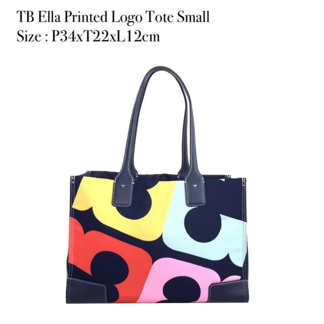 tory burch ella printed mini tote