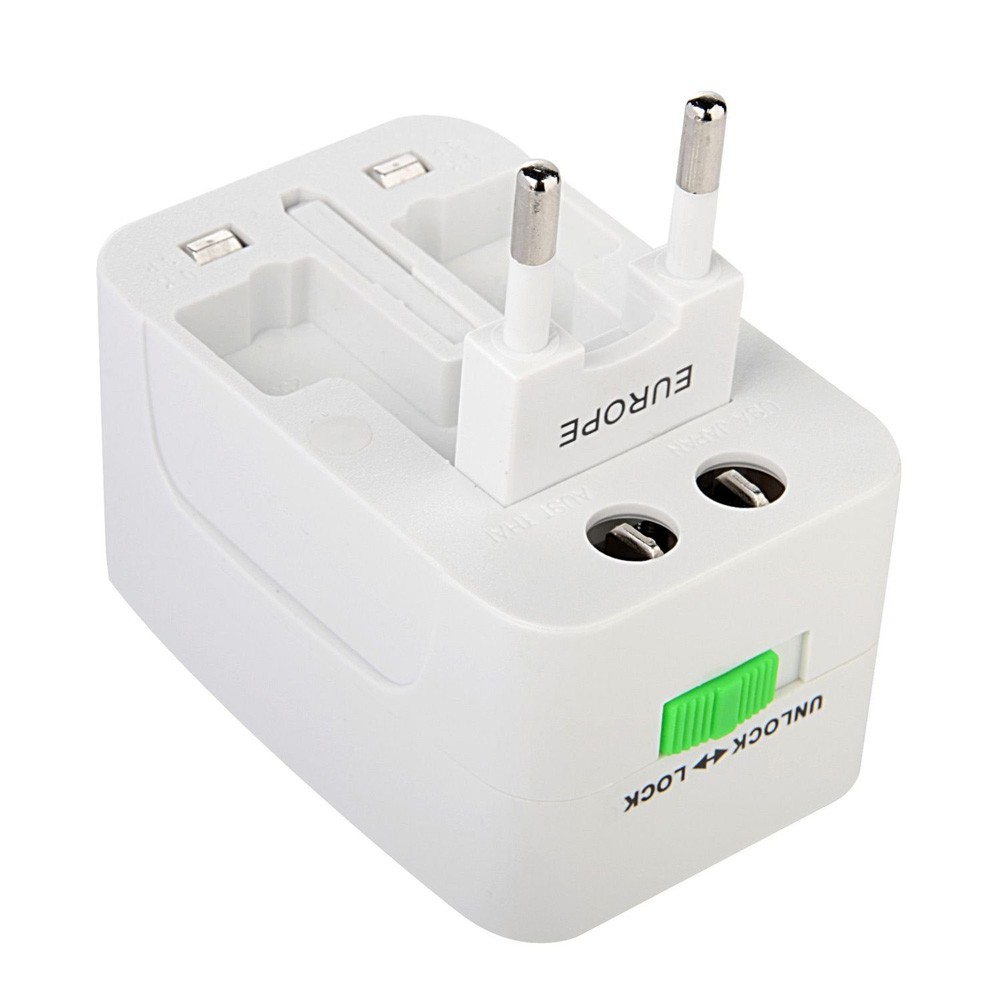 Universal Travel Adapter EU AU UK US Plug - 931--USBO