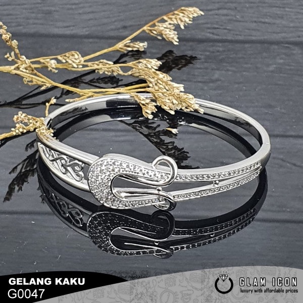 Bangle Mata Motif Mhkota harpa G0137 GBS