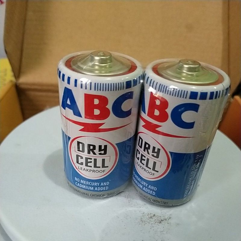 Baterai Abc Uk Besar (R20S/D), Per Pasang/Pack.