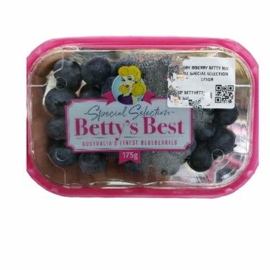 

blueberry Australia betty's best JUMBO manis import | pack