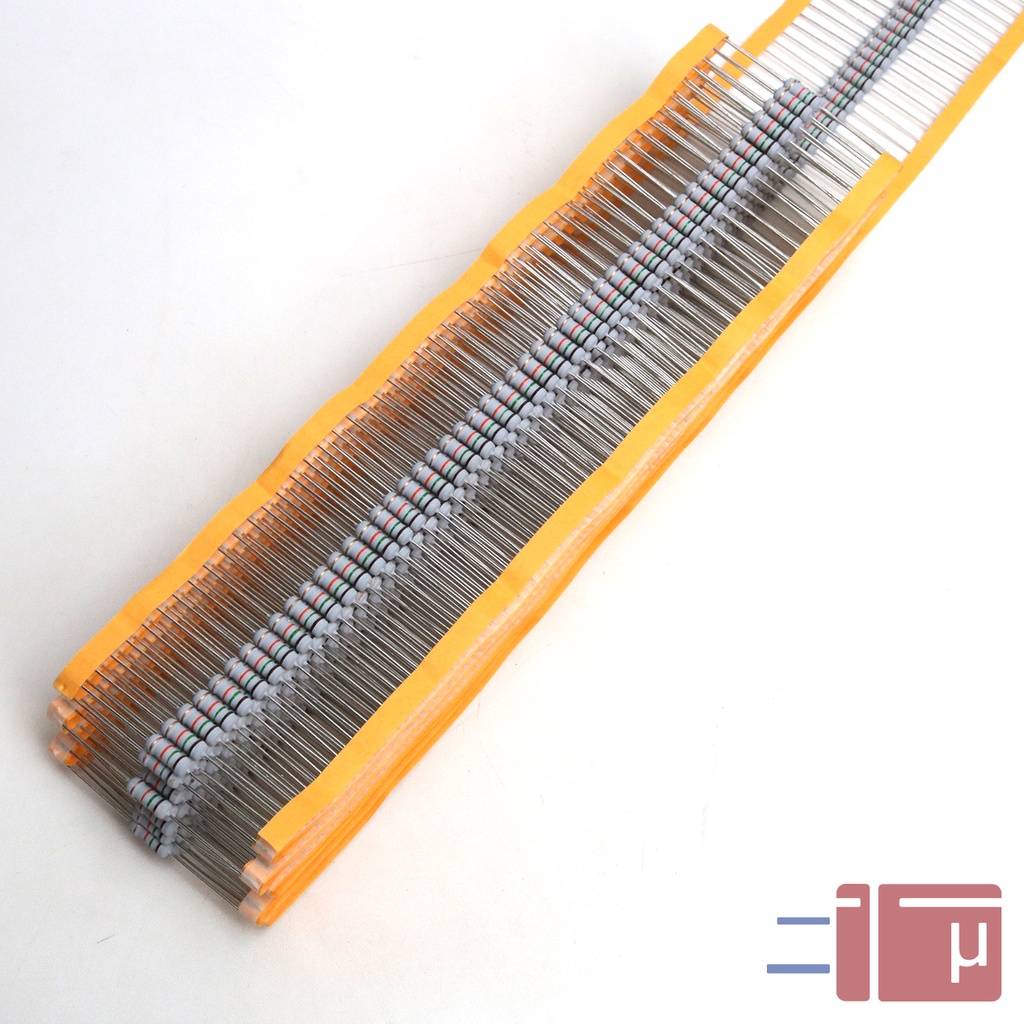 x10 Resistor 15K 1W Metal Oxide 5% Taiwan Kaki Tembaga