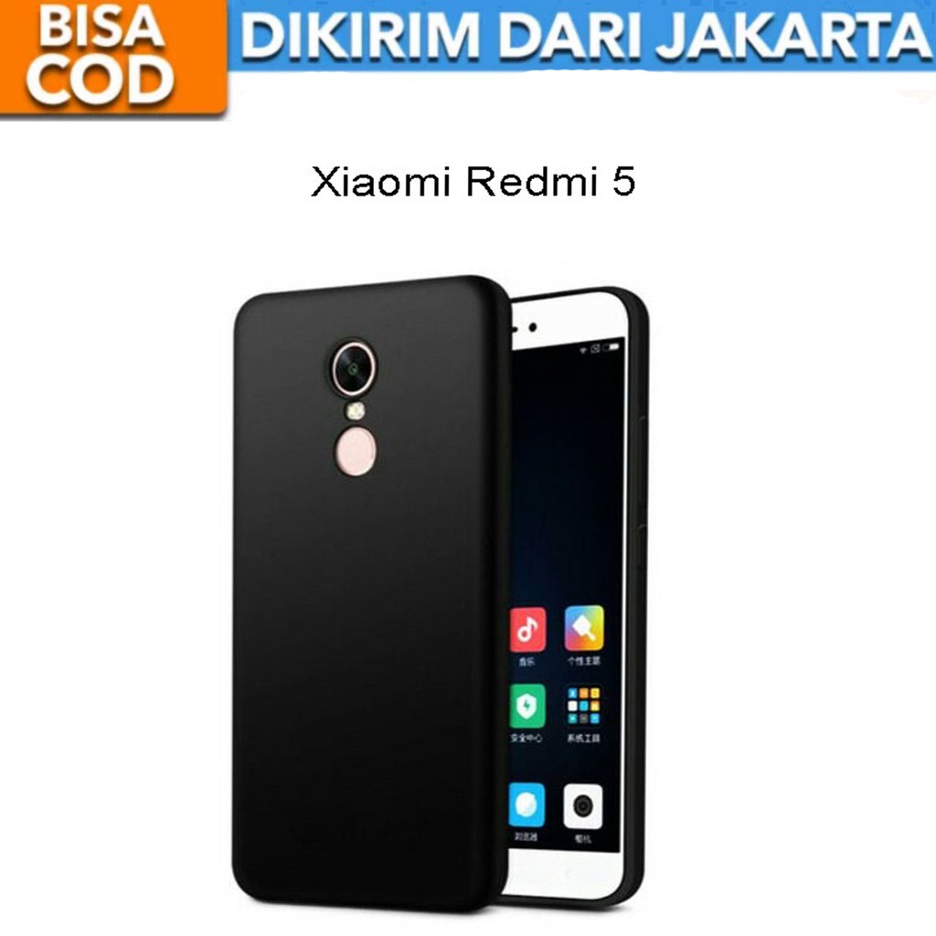 SoftCase Black Matte for Xiaomi Redmi 5