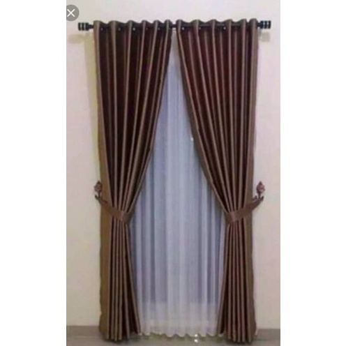 Gorden Sahabat-Gorden minimalis polos 140x200 cm