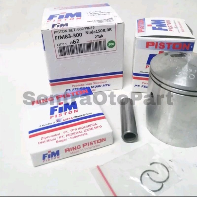 Piston seher kit ninja r ninja rr oversize 300 fim