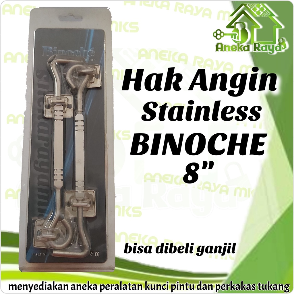 Hak Angin Binoche Stainless 8"