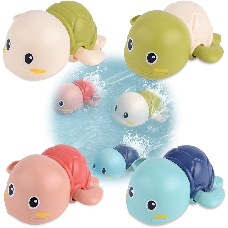 [BISA COD+Lucu] Mainan Bayi Mainan Mandi Bayi Bentuk Penyu Berenang Mainan Baby Toys Penyu Water Air