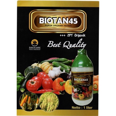 Pupuk Hayati Cair Buah dan Sayur Biotan 45+++ ZPT Organik 1 liter