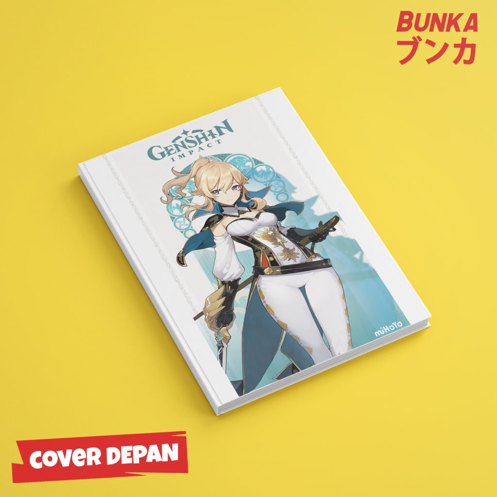 

Notebook Game Genshin Impact Jean Hardcover A5 Buku Tulis Catatan Notes Agenda Planner Jurnal