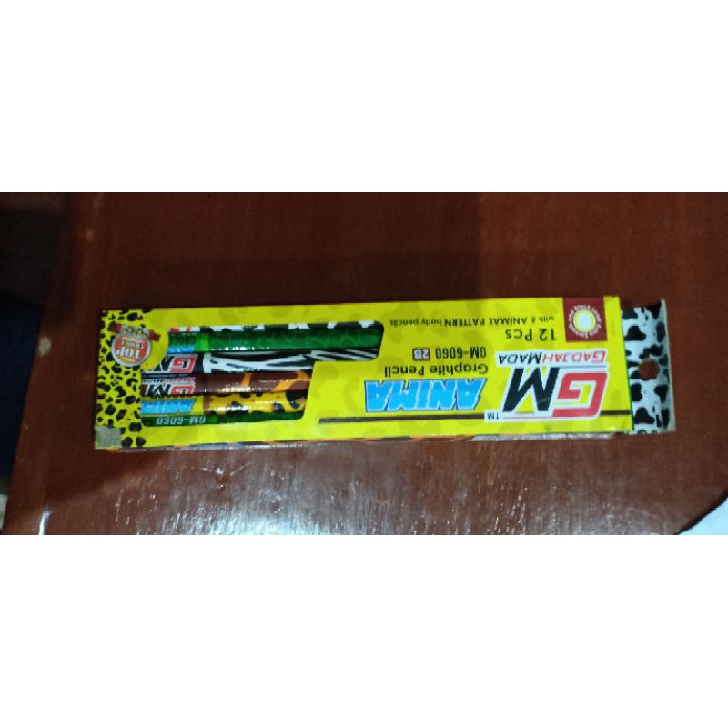 

PENSIL GM ANIMAL ISI 12PCS