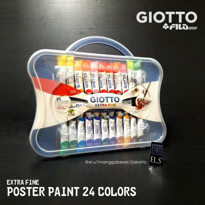 

Giotto Poster Paint 24 Colors Set 12 ml ( Cat Poster )
