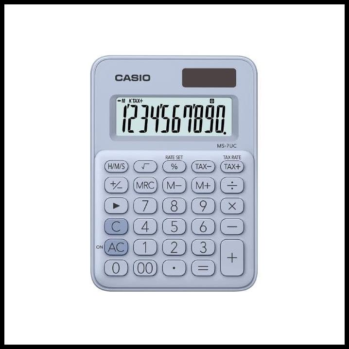 

Casio Colorful Calculator Ms-7Uc- Light Blue