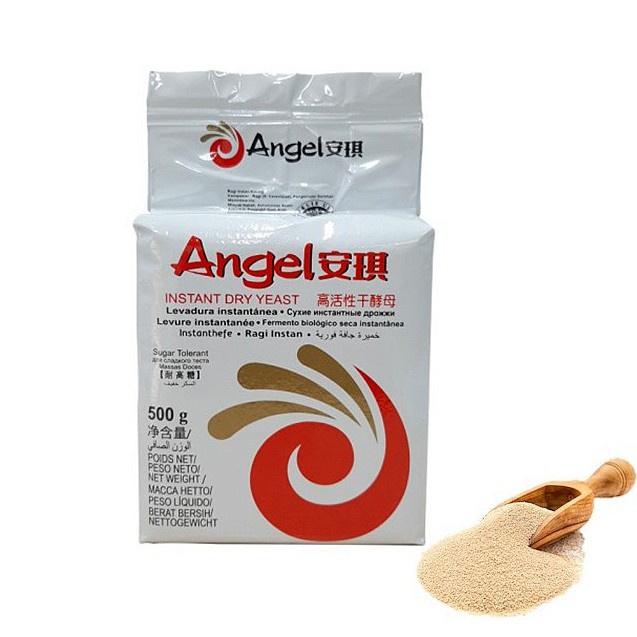 

ANGEL WHITE INSTANT YEAST 500gr RAGI INSTAN 500 gr