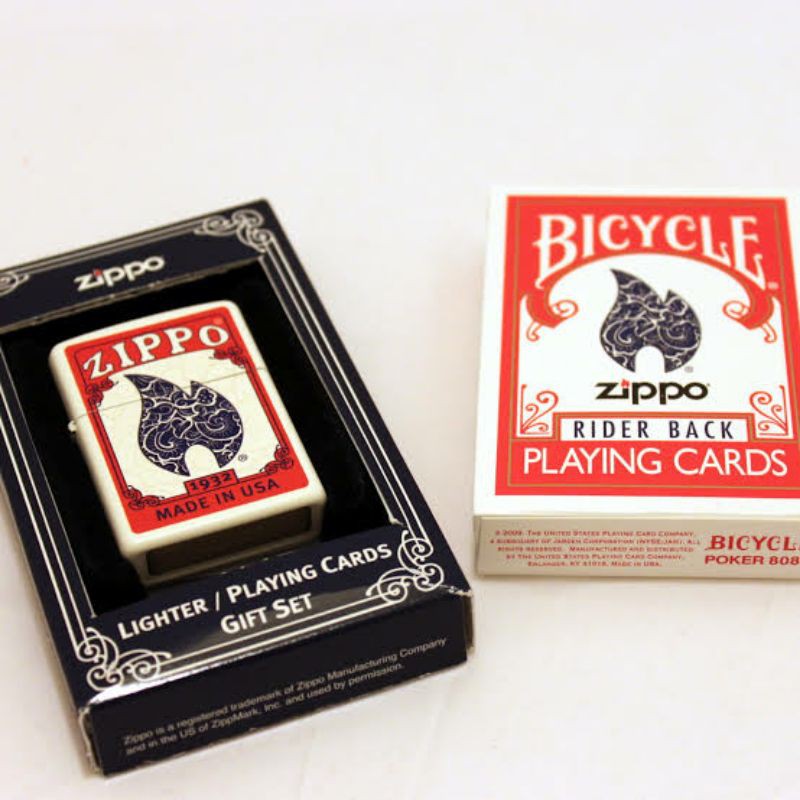 Limited Edition Zippo 24480 Gift Set Bicycle queen Langka Kolektor Original 100% Second Bekas