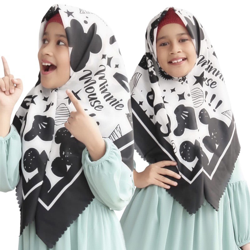 VOAL PRINTING ANAK MOTIF MICKEY KOMIK