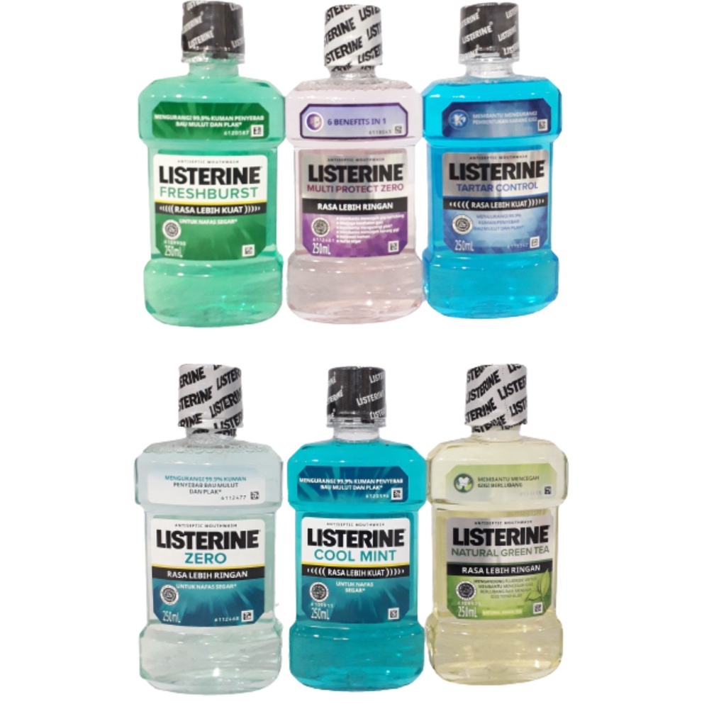 LISTERINE ANTISEPTIC MOUTHWASH 250ml/centraltrenggalek