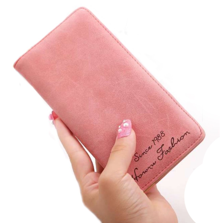 Dompet Wanita Impor Panjang Tipis SINCE 1988 Matte Womens Batam Long Walet