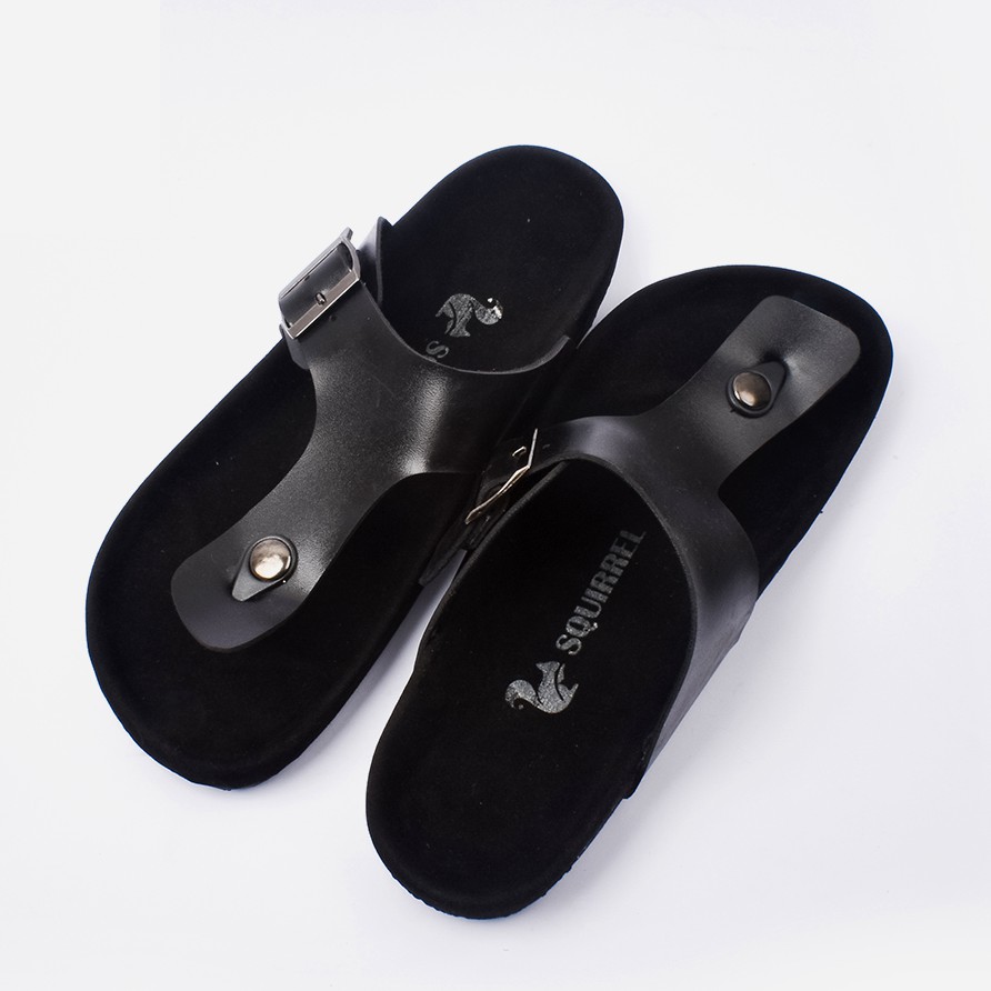 ALVARO BLACK |FORIND x Squirrel| Sendal Jepit Original Santai Kasual Pria/Wanita Sandal Footwear Ori