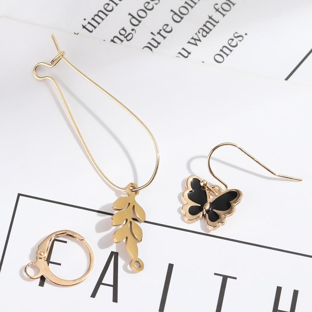 R-flower 20PCS Anting Kait Emas Emas Putih Membuat Perhiasan Handmade Perlengkapan Temuan Perhiasan