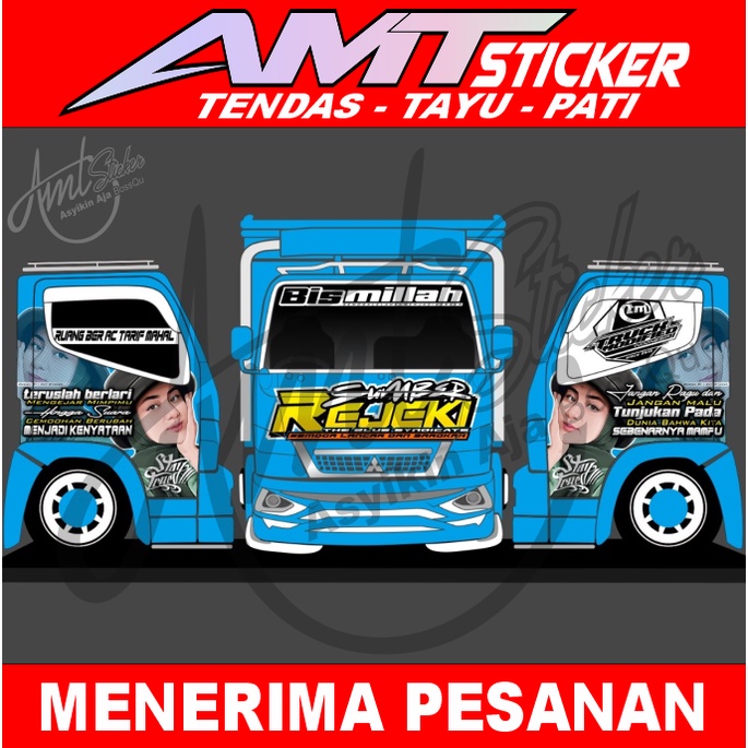 [TERBARU] STICKER DECAL FULL KABIN TRUCK CANTER SUMBER REJEKI