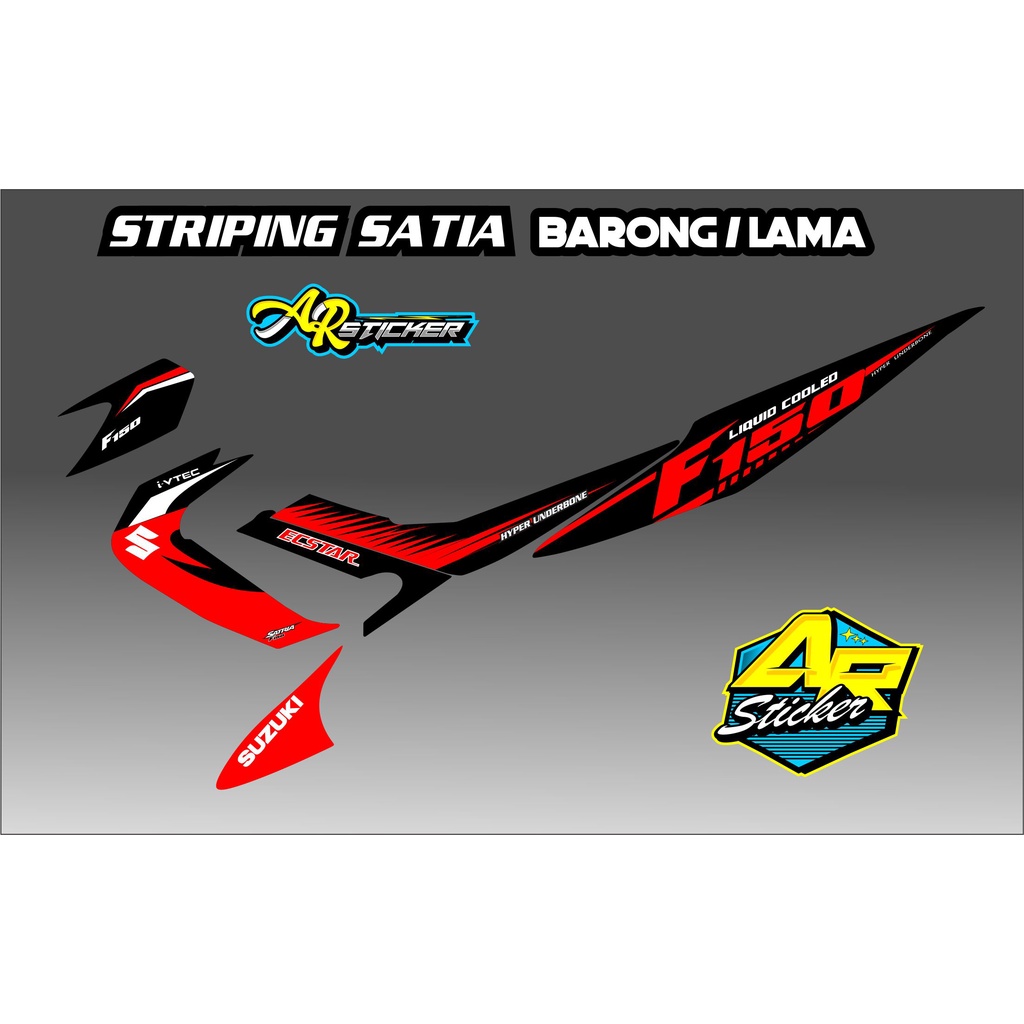 Striping satria fu Barong / Striping satria Barong /Striping Satria Fu lama / Striping Satria Fu Sti
