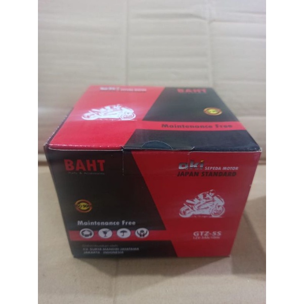Aki Sepeda Motor Baht GTZ-5S Japan Standard GTZ5S
