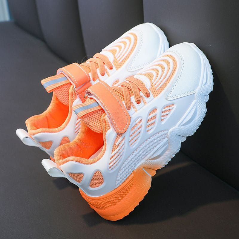 Sepatu sneakers import anak model terbaru warna warni terang size 26-37