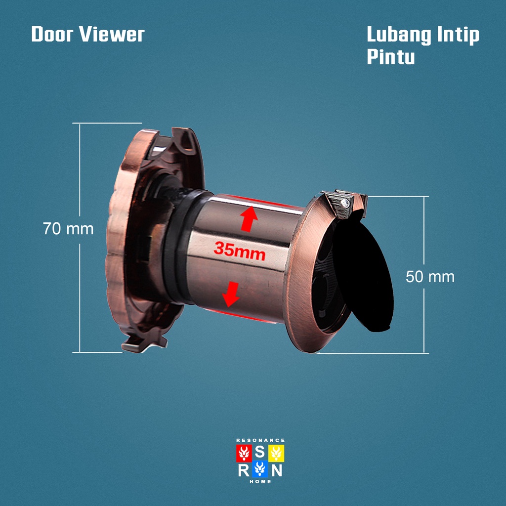 Door Viewer + Bell Antik Resonance Home