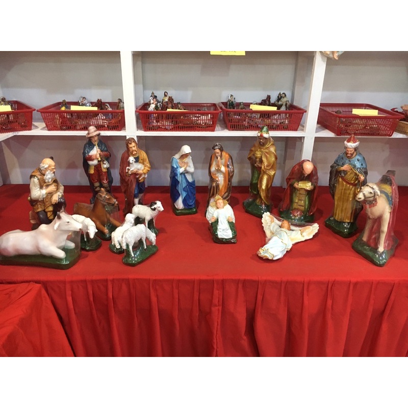 Patung Gua Natal 40cm  MP - Satu Set Patung Gua Natal