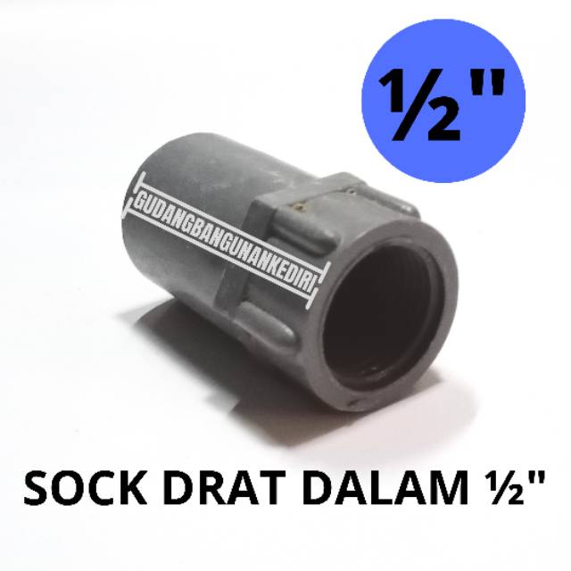 Sok drat dalam 1/2&quot; | faucet socket | sock drat dalam 1/2&quot; JAYA PVC