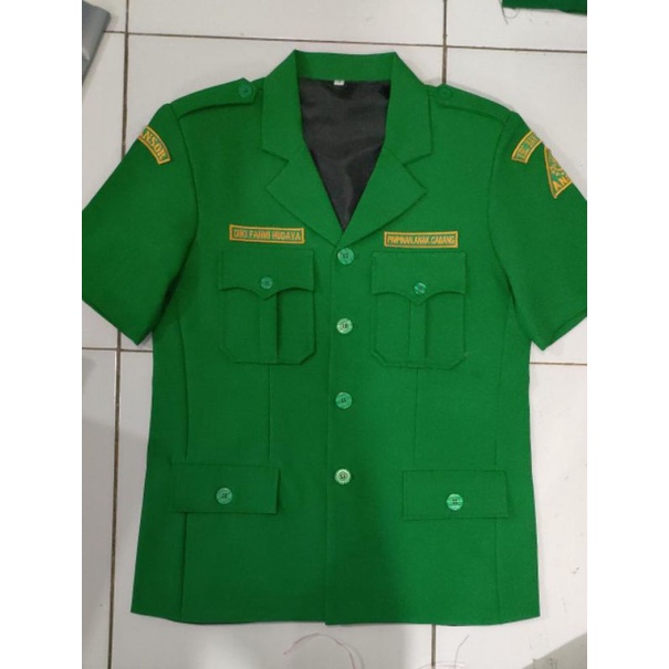 JAS ANSOR SUKARNO LENGAN PENDEK + BONUS NAMA & WILAYAHNYA