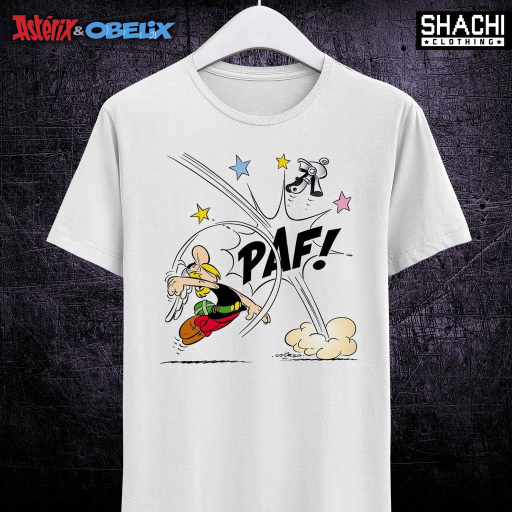 T Shirt Kaos Komik Jadul ASTERIX & OBELIX 09 - Premium White NSA