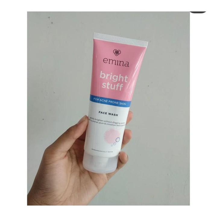 Emina bright stuff for acne prone skin face wash 100ml