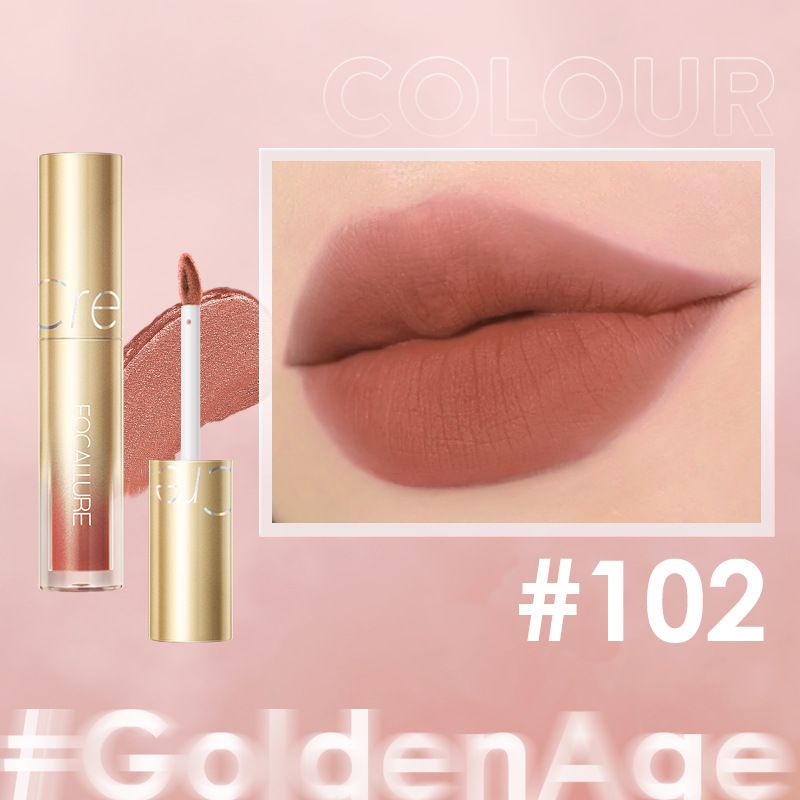 Focallure #GoldenAge Liquid Matte Lipstik Fast Dry Tahan air