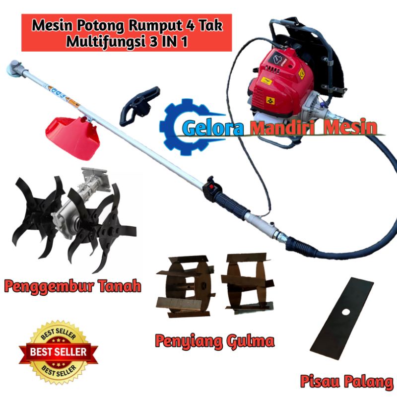 Mesin Potong Rumput 4 Tak Model Honda Multifungsi