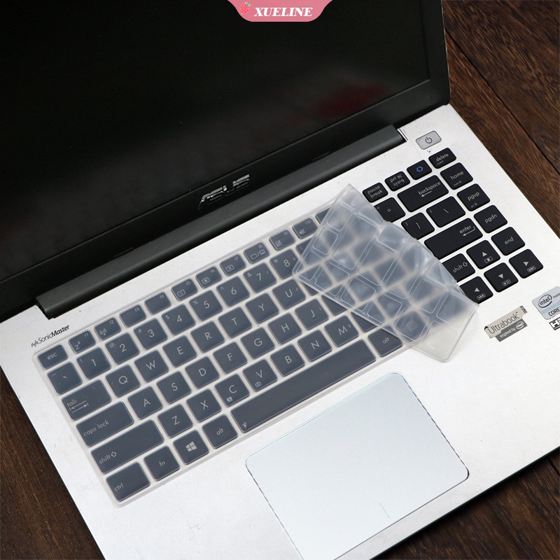 Skin Silikon Cover Pelindung Keyboard laptop 14 &quot;ASUS X441 E402 A480 R417N Anti Air Kualitas Tinggi