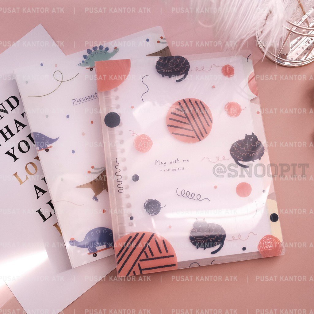 

Diary notebook ring notes buku tulis jurnal catatan kegiatan agenda binder stationery fancy korea Buku Catatan