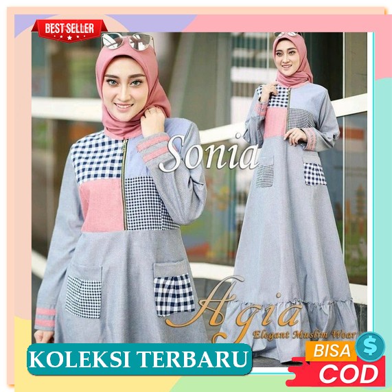 Nadira Maxi Dress Wanita Cantik Banget Model Terbaru/Dress Wanita Terlaris Model 2022 Tren Kekinian.