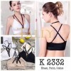 TBI Bralette Sport Bra+Cup Variasi Punggung Gym Fitness Yoga Bralette Bra Sport Gym Fitnes