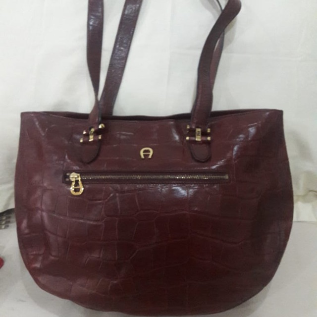Tas Aigner croco authentic  (NEGO)