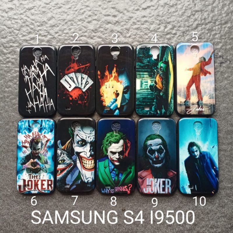 Case gambar Samsung S4 i9500 motif cowok ( 3 motif ) soft softcase softshell silikon cover casing kesing housing