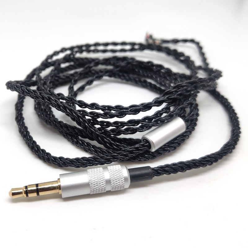 Cheapest 8 Braid Earphone Cable Replacement OFC Good Sound Quality