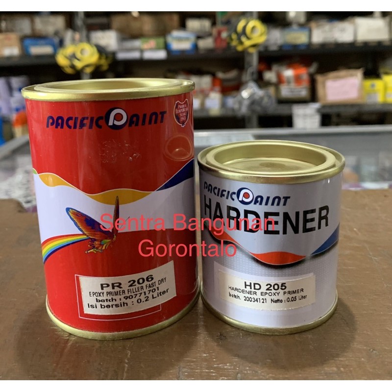 Jual Epoxy Autoglow primer filler 206 fast dry by pacific paint
